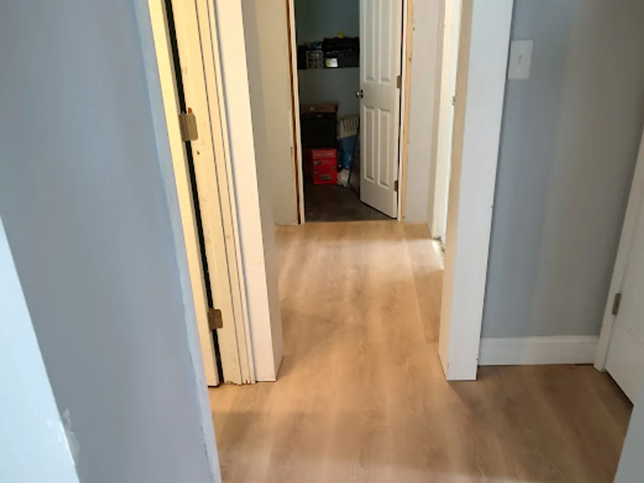 LVP flooring install in Raynham, MA, after